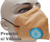 Protetor Respiratório Impermeável com Válvula - Máscara Protetor impermeável com Vávula